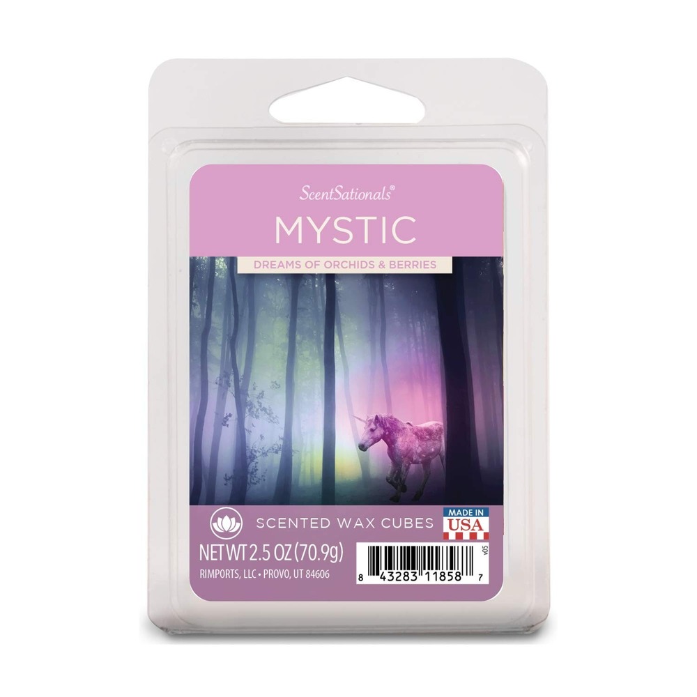 ScentSationals Wax Cubes Home 2.5oz Purple Mystic Orchids Berries Melts